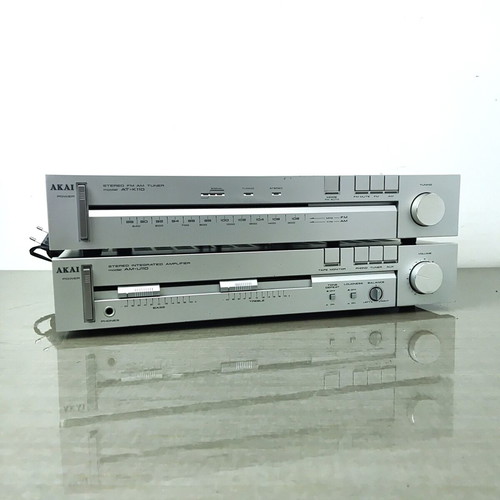 Akai AM-U110 & AT-K110 vintage Hi-Fi amplifier and radio set