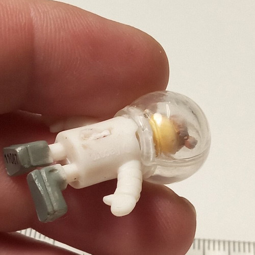 Astronaut miniature figure used, plastic toy