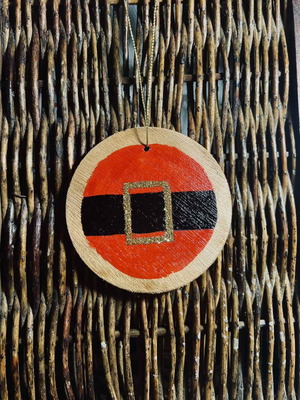Christmas wooden handmade ornament new