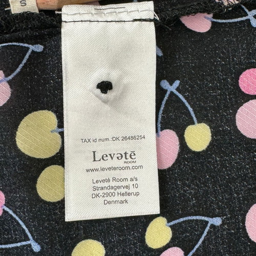Levete Room cherry print dress used, size S