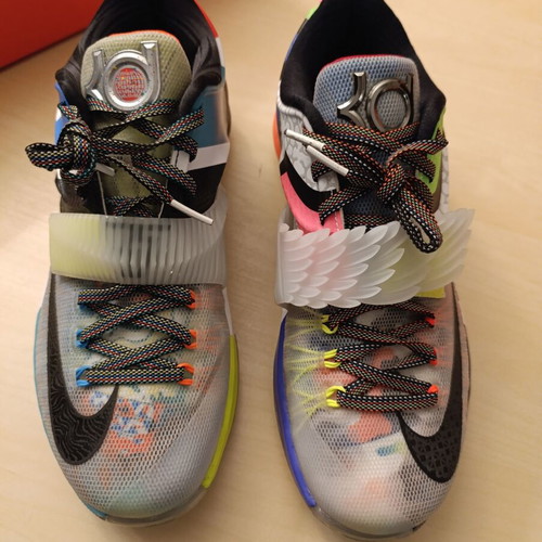 Nike KD 7 "What The" basketball shoes like new, multicolor, size 42