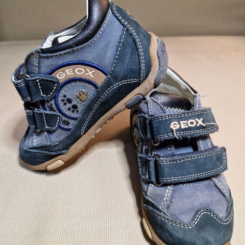 Geox boys' sneakers size 23 used, blue