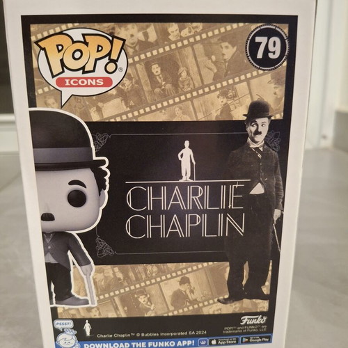 Funko POP! Icons Charlie Chaplin #79 mint sealed figure