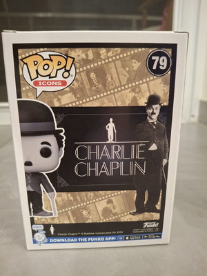 Funko POP! Icons Charlie Chaplin #79 mint sealed figure