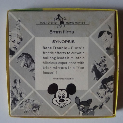 Disney Super 8mm Silent Cartoon Films Pack of 2, like new