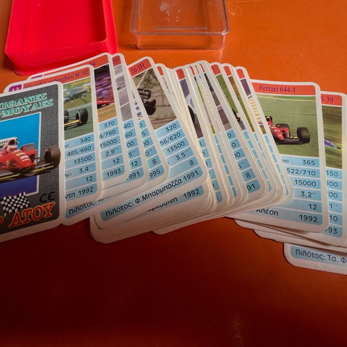 Vintage Yperatou Apithanes Formules card deck used with box