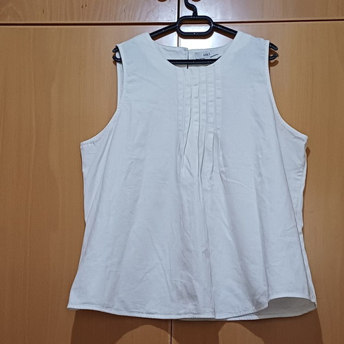 M&S White Blouse New XL 42 14