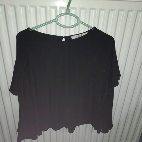 Black loose alpha line blouse like new
