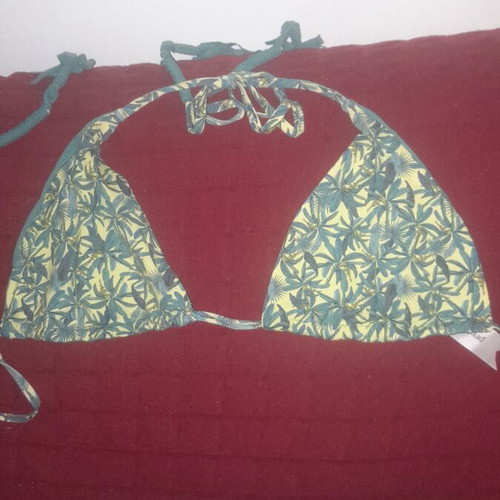 Bikini A-Style like new, colorful green, size S