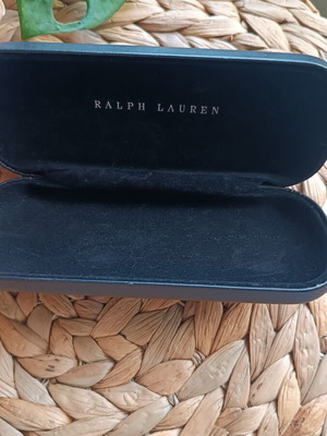 Ralph Lauren sunglasses case used, black, made in Italy