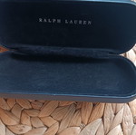 Ralph Lauren sunglasses case used, black, made in Italy