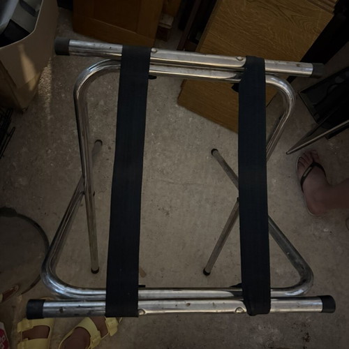 Serving tray with stand used, like new
