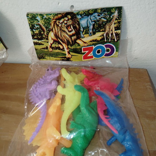 Biokonto bags with animal and dinosaur figures new