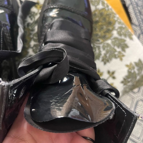 Dr. Martens patent leather boots used, size 38, black