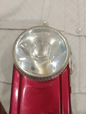 Antique flashlight like new, metal, made in France