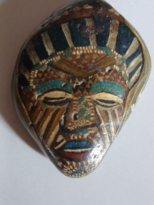 "Afrikana" painting on stone like new