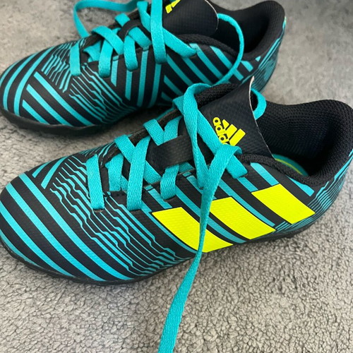 Adidas Nemesis Kids' Football Shoes Like New Size 28 Blue