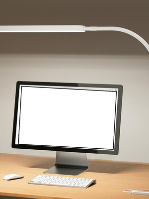 Skyleo LED Desk Lamp with Clamp, Flexible Arm, 12W, 1300 lm, 5 Color Modes
