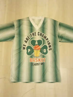 T-shirt Panathinaikos 3D συλλεκτικό σαν καινούργιο, Final 4 Paris 1996