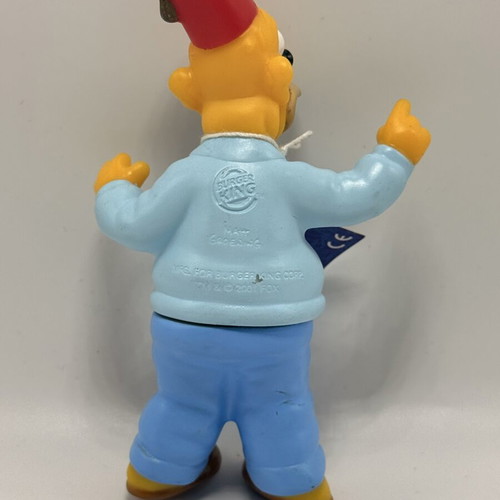 The Simpsons Grandpa 2001 Burger King vintage toy UK exclusive used