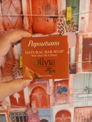 Papoutsanis Olivia soap with olive oil and honey 125g new