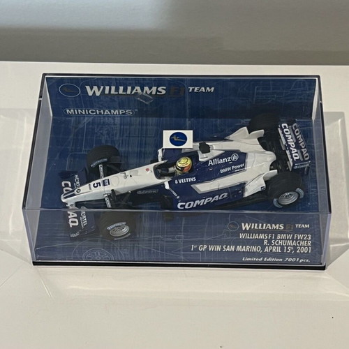 Minichamps Williams F1 BMW FW23 R. Schumacher San Marino GP 2001 μοντέλο σαν καινούργιο