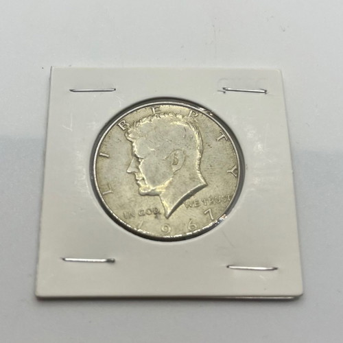 Half Dollar 1967 America used, silver 0.400