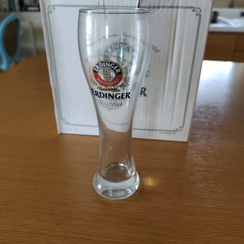 Erdinger Weissbier glass set 6 pieces 0.33L new