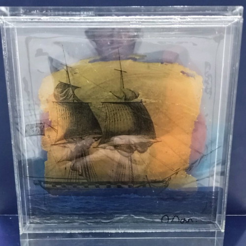 Lida Papakonstantinou 3D artwork new, dimensions 21.5x18
