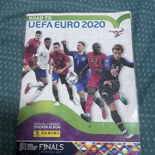 Panini Official Album Euro 2020 used with 317 of 476 stickers