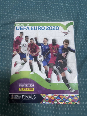 Panini Official Album Euro 2020 used with 317 of 476 stickers
