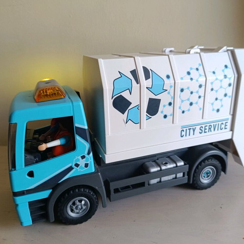 Playmobil City Services like new with working beacon and batteries