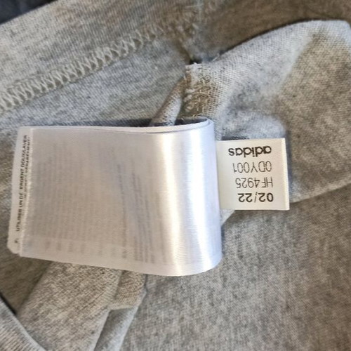Adidas men's T-shirt XL used, gray in good condition