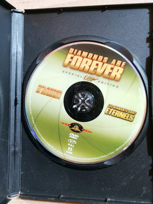DVD 007 Diamonds Are Forever σε άριστη κατάσταση με υπότιτλους