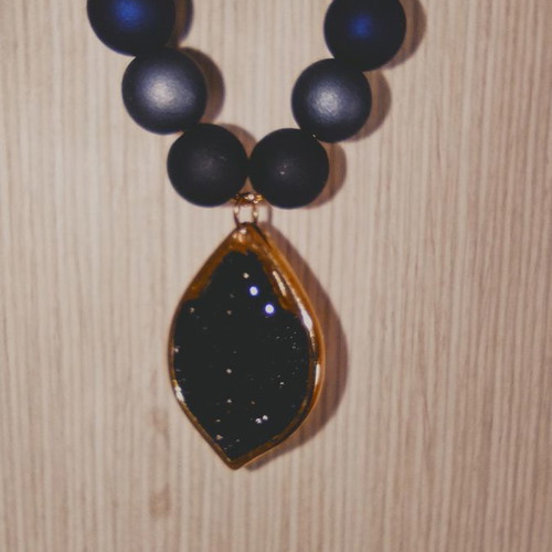 Ozze stainless steel double necklace new