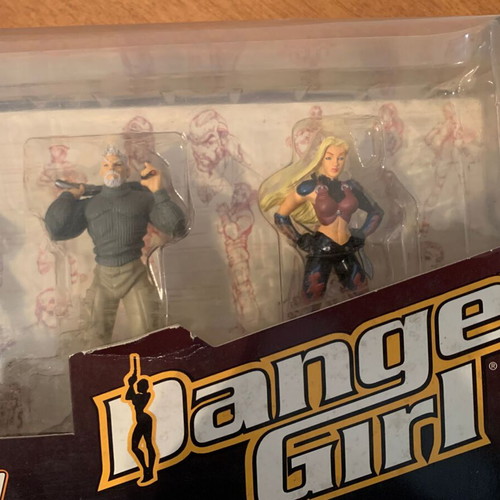 Danger Girl full set 7 mini figures DC Direct 1999 new