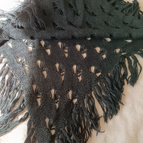 Poncho French Connection like new, black, one size