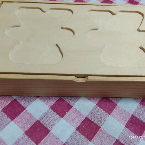 Wooden educational game "Match the Costumes" like new