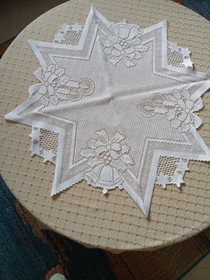Rotonda white table linen 0.87m like new