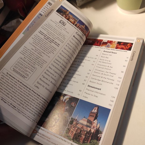 Top 10 Boston travel guide like new, English