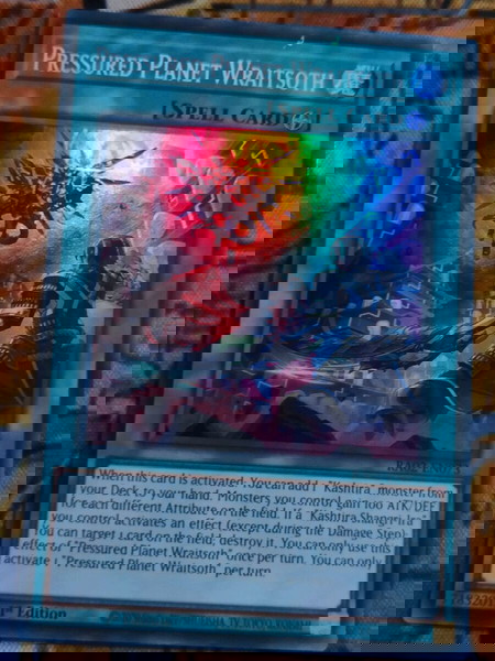 2) Pressured Planet Wraitsoth (Super Rare, Yugioh)