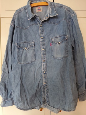 Vintage ζακέτα Levi's Western Style Pearl Snap, μέγεθος XL, μεταχειρισμένη