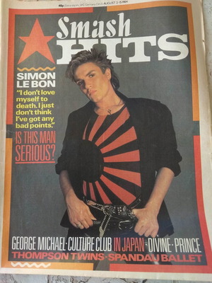 Smash Hits magazine used 2-15 August 1984