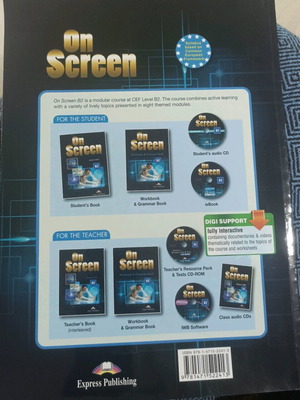 On Screen Workbook and Grammar Book B2 used