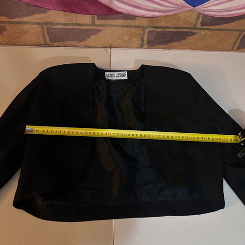 Zic Zac Black Bolero Jacket new, size large