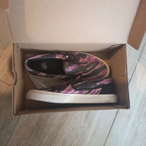 DC Black Sabbath skate shoes, size 42, multicolor