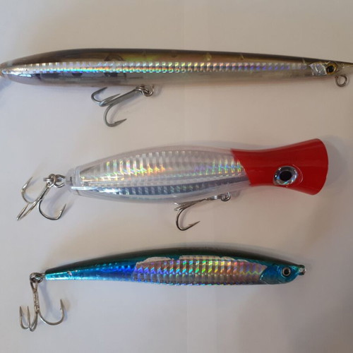Artificial fishing lures set of 3 like new