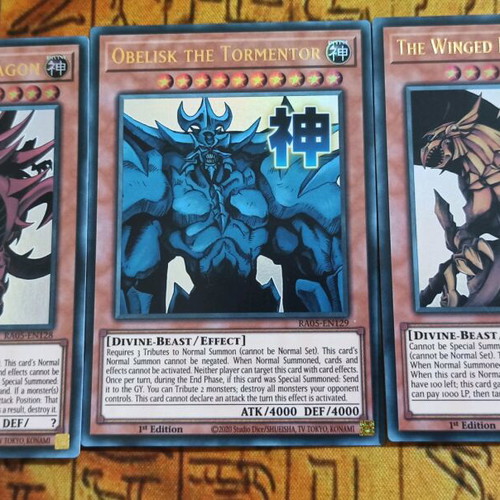 The Three Egyptian Gods Yu-Gi-Oh! cards -  6,00 - Vendora.cy