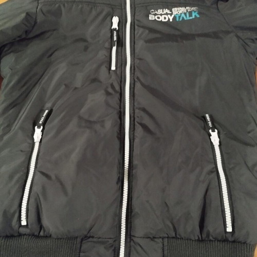 Μπουφάν BodyTalk unisex μεταχειρισμένο, μαύρο με κουκούλα