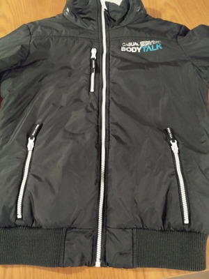Μπουφάν BodyTalk unisex μεταχειρισμένο, μαύρο με κουκούλα